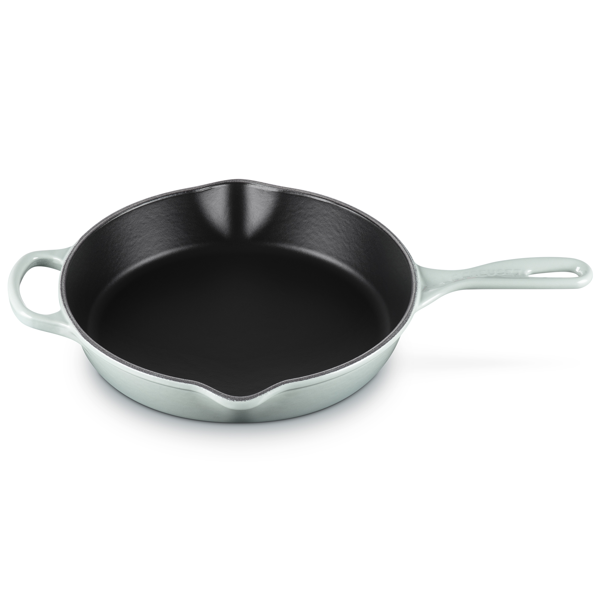 Le Creuset Signature Skillet Hoog, 26cm sea salt